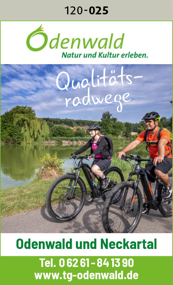 Qualitätsradwege - Odenwald und Neckarsteig