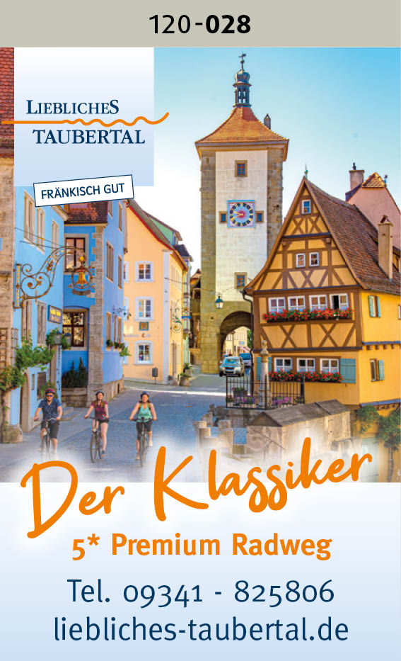 Liebliches Taubertal – Der Klassiker - 5* Premium Radweg