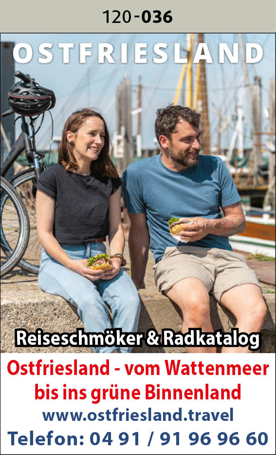 Ostfriesland – Reiseschmöker & Radkatalog - Vom Wattenmeer bis ins grüne Binnenland