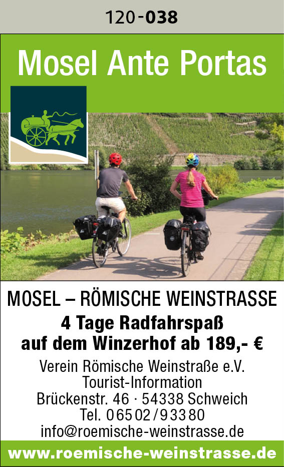 Roemische Weinstrasse – Mosel Ante Portas - Radfahrspaß