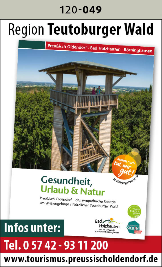 Region Teutoburger Wald - Gesundheit, Urlaub & Natur