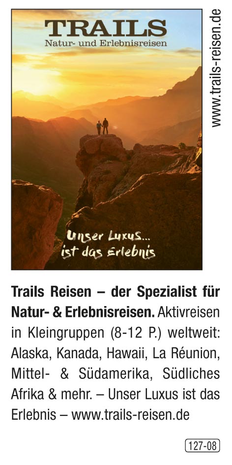 TRAILS - Natur- und Erlebnisreisen