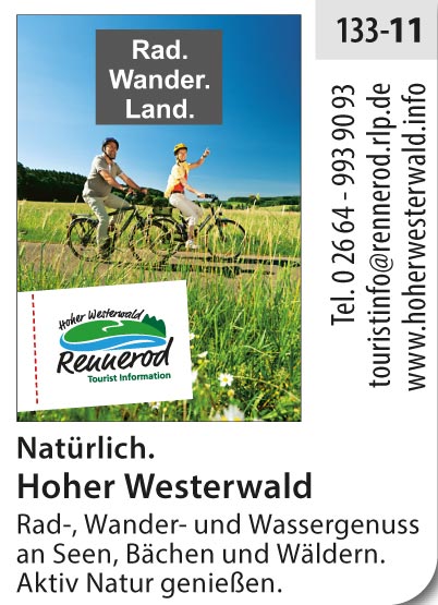 Ferienland Hoher Westerwald – Rad. Wander. Land.