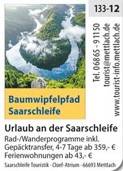 Urlaub an der Saarschleife