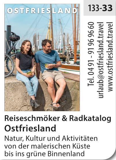 Ostfriesland – Reiseschmöker & Radkatalog - Vom Wattenmeer bis ins grüne Binnenland