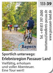 Passauer Land – Freizeit und Urlaub in Niederbayern