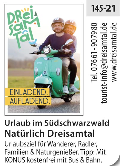 Dreisamtal - Einladend. Aufladend.