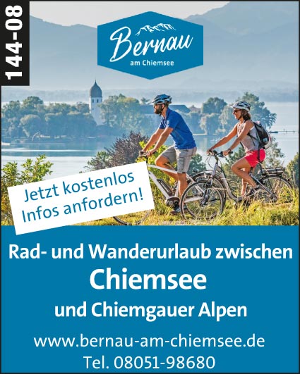 Rad- und Wanderurlaub zwischen Chiemsee und Chiemgauer Alpen