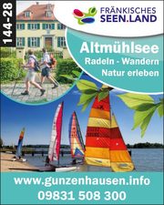 Gunzenhausen – Radeln, Wandern, Wasserspaß - Altmühlsee