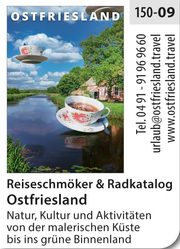 Ostfriesland – Reiseschmöker & Radkatalog - Vom Wattenmeer bis ins grüne Binnenland