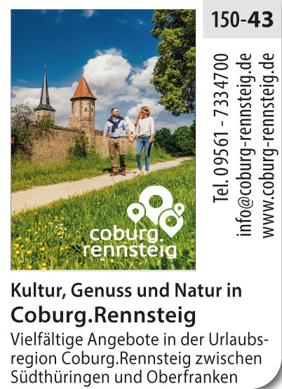 Urlaubsregion Coburg.Rennsteig - Wandern & Kultur genießen