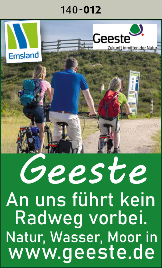 Geeste im Emsland – Radwandern durch Wald, Wiesen, Moor und Heide