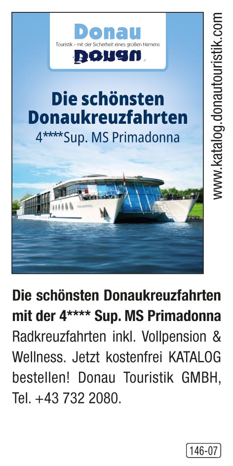 Donau Touristik GmbH – Flusskreuzfahrten auf der Donau mit der MS Primadonna