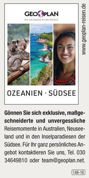 Geoplan Privatreisen – Ozeanien / Südsee