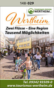 Ferienregion Wertheim - Zwei Flüsse - Eine Region