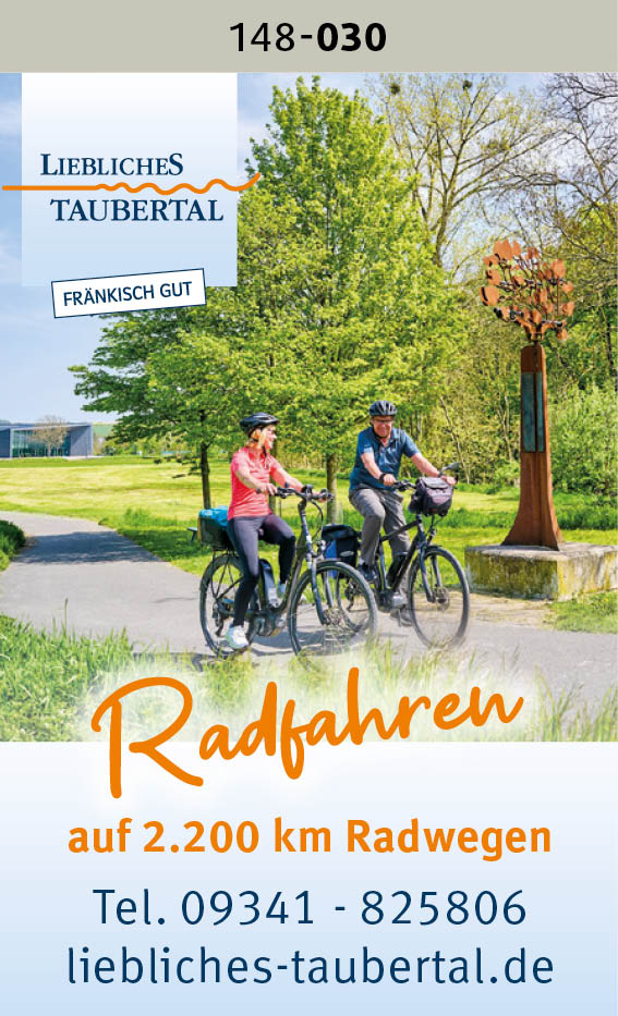 Liebliches Taubertal – Radfahren & genießen