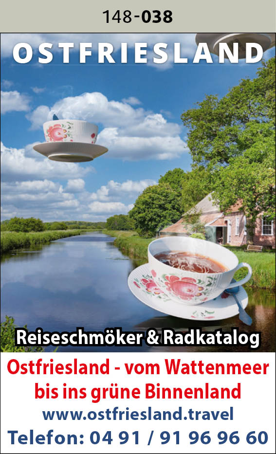 Ostfriesland – Reiseschmöker & Radkatalog - Vom Wattenmeer bis ins grüne Binnenland