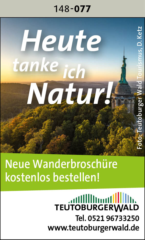 Teutoburger Wald - Heute tanke ich Natur