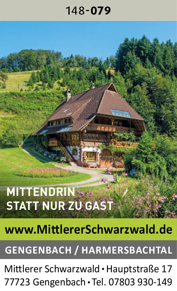 Mittlerer Schwarzwald - Mittendrin statt nur zu Gast. 