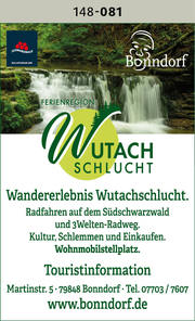 Bonndorf Wutachschlucht