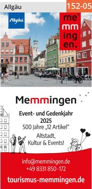 Memmingen - Event- und Gedenkjahr 2025